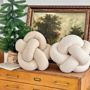 Cojines de Bola Anudados a Mano, Cojines para Sofá, Cojines Octogonales de una Sola Hilera para Sala de Estar - Product Image 3