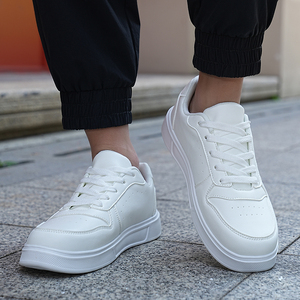 Scarpe casual di <span class=keywords><strong>alta</strong></span> qualità allacciate leggere e comode scarpe da passeggio traspiranti da coppia bianche da donna - Product Image 3