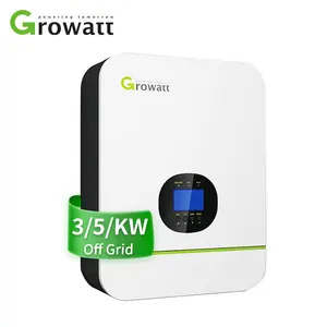 Growatt – chargeur solaire hybride 3kw 24V 110V/120V, onduleur SPF 3000TL LVM-24P PV, tension d'entrée 145V, MPPT 80a, chargeur solaire