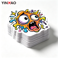 Pack d'autocollants découpés sur mesure Goo Blob Monster, art vinyle amusant de style dessin animé pour la décoration d'ordinateurs portables, de bouteilles d'eau et de carnets
