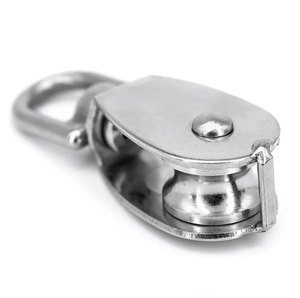 Nhiệm Vụ Nặng Nề M15 Ròng Rọc Duy Nhất Khối 304 316 Cấp Thép Không Gỉ Phẳng Vành Đai Xoay Ròng Rọc Ngành Công Nghiệp Xây Dựng Nâng - Product Image 1