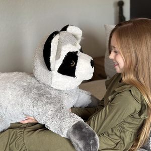 <span class=keywords><strong>Mapache</strong></span> <span class=keywords><strong>gigante</strong></span> de gran tamaño Animal relleno lindo y esponjoso <span class=keywords><strong>mapache</strong></span> de peluche grande juguete regalos de cumpleaños niños dulce compañero de fiesta - Product Image 4