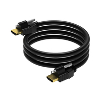 Câble de verrouillage HDMI plaqué or de haute qualité Câble HDMI 4K mâle à mâle avec vis de 0.3m à 15m