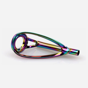 Guía de Anillas Superior Antienredos de Acero Inoxidable Colorida para Cañas de Pesca de Agua Salada, Pesca con Señuelos y Pesca en Roca Oceánica, Licenciada - Product Image 2