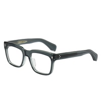 Nouvelles lunettes de myopie unisexe de style punk européen et américain, monture épaisse, forme originale, vert nuit, haute brillance, anti-radiation