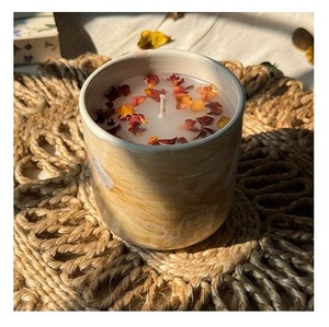 Frascos de Cerámica Minimalistas Modernos para Velas, con Tapa, Hechos a Mano, Decoración para el Hogar, Recipientes para Ocasiones Especiales, para Guardar Velas - Product Image 1