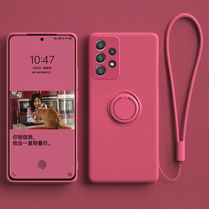 Funda magnética de silicona suave para Samsung Galaxy S23 S22 Ultra A52 A53 S10 S10E Plus S21 S20 <span class=keywords><strong>FE</strong></span> <span class=keywords><strong>S</strong></span> Note <span class=keywords><strong>20</strong></span> 9 10 S9, funda con soporte de anillo - Product Image 2