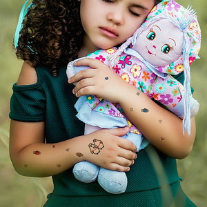 Adesivi per Tatuaggi Temporanei Personalizzati a Colori Impermeabili per Bambini, Design Morandi per Mani e Viso, Come Regalo o Confezione Giocattolo - Product Image 3