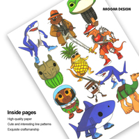 Libro para Colorear de World of Warcraft, el Más Vendido, Diversión para Niños, Libro para Colorear Abstracto con Diseños Alienígenas, Impreso y Personalizado al por Mayor