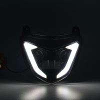 YongJin LED phare avant assemblage de lampe avec feu de position DRL pour Ducati HYPER-MOTARD