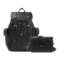 2025 sac fourre-tout en cuir PU pour hommes de luxe personnalisé sac à dos polochon sac à main Logo complet doublure en Polyester Sport Gym voyage Style OEM ODM