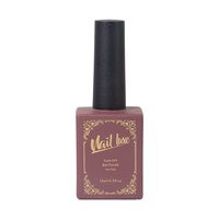 Kit de vernis à ongles en gel de résine rouge de haute qualité 15 ml, ensemble complet, avec brillance longue durée, pour nail art, gel soak-off LED/UV