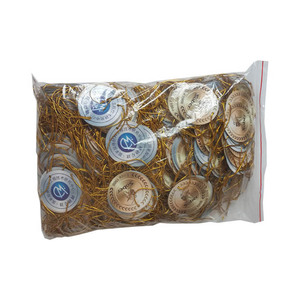 Étiquettes suspendues pliables de style délicat blanc avec cordon en lin - Product Image 5