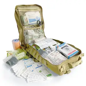 Manufacture Custom Emergency Medical Treat Survival Kit Backpack With Food In Metal Tin Bulk