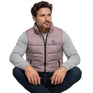 Chaleco Acolchado con Capucha para Hombre, Cálido para Invierno, Sin Mangas, Ajuste Holgado, Prenda Exterior - Product Image 4