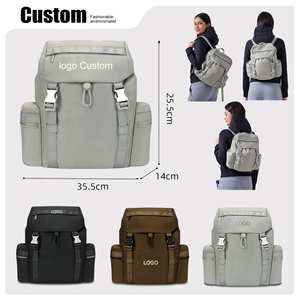 Sac à dos multifonctionnel de luxe décontracté et sportif, personnalisé, imperméable, en denim, nylon, oxford, polyester, avec fermeture éclair, pour téléphone portable, pour l'extérieur - Product Image 1