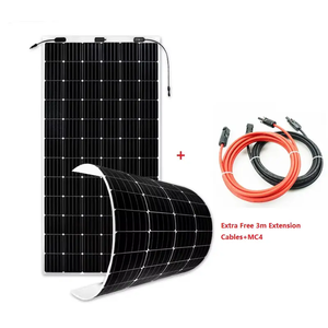 Panneau solaire flexible ETFE en fibre de verre HDT 40V 400W-520W, panneau solaire à film mince semi-flexible haute efficacité 520W 400W - Product Image 2