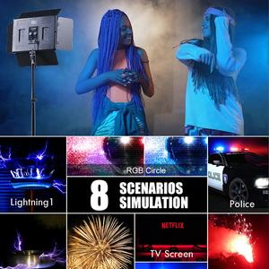 ZSYB แผงไฟ LED สำหรับถ่ายภาพแบบมืออาชีพหรี่แสงได้2700K-6500K สำหรับห้องนั่งเล่นสตรีม P700 CRI97 - Product Image 4