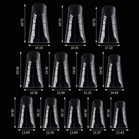 BQAN Clair Gel Doux Petits Ongles De Canard Appuyez sur Conseils Acrylique De Luxe Réutilisable Faux Ongles Conseils En Gros