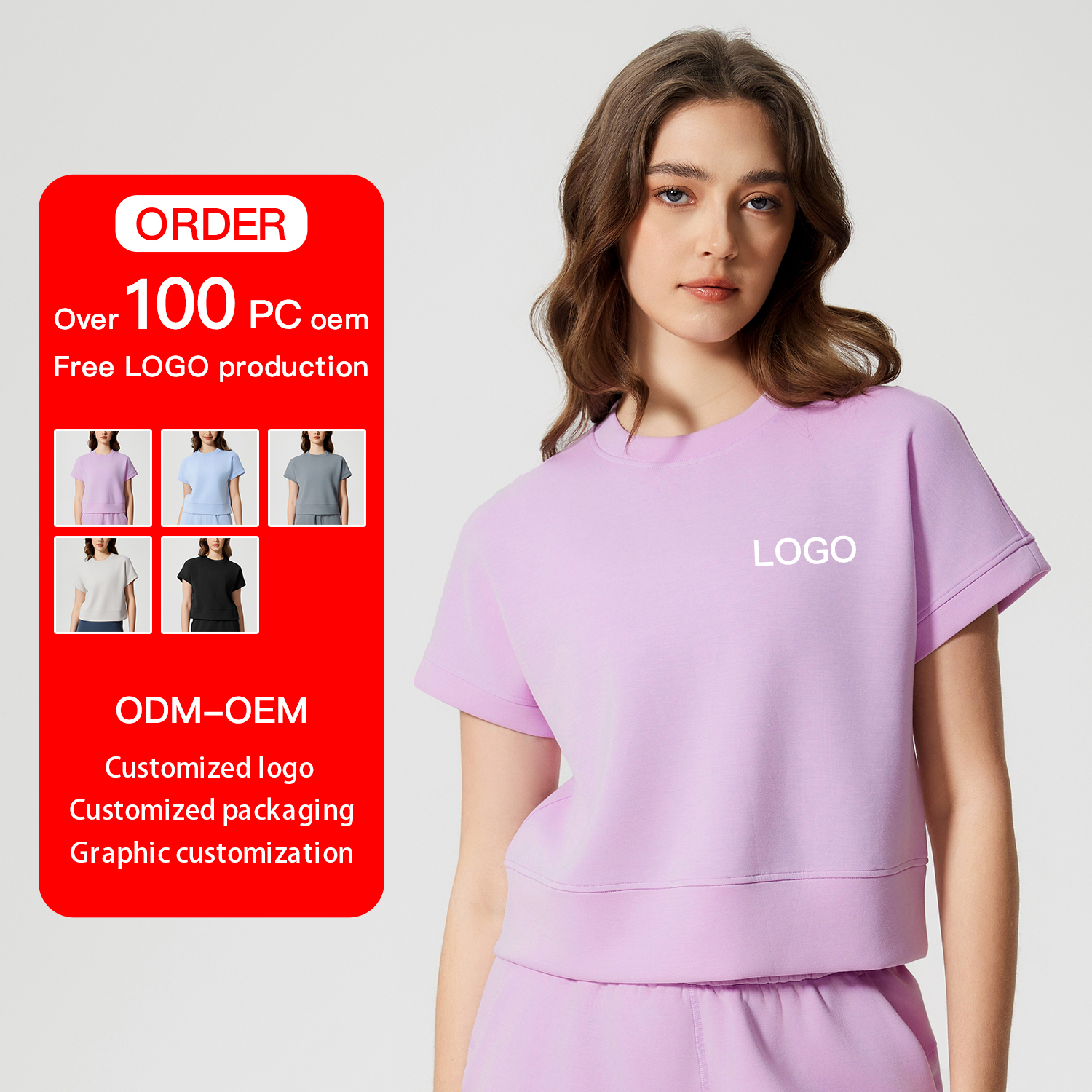 New Round Neck Loose Running Short Sleeved Women's Fitness Yoga Breathable T-shirt