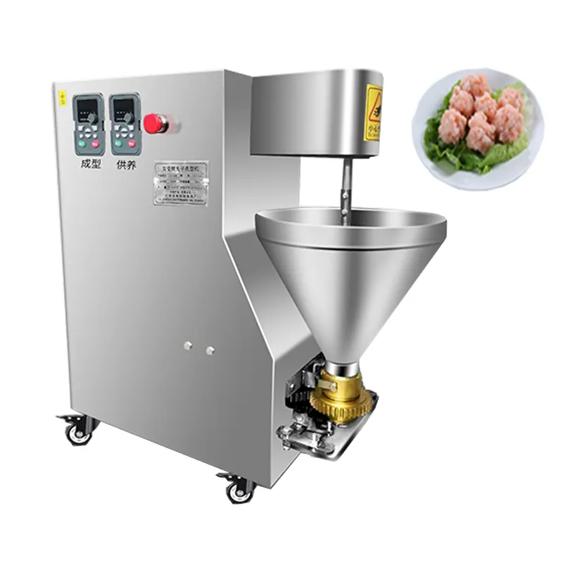 Máquina automática para formar albóndigas de 18mm, 22mm, 26mm, carne de cerdo, pollo, carne vegetal, fabricante de bolas
