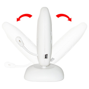 Moniteur vidéo pour bébé LCD 2 pouces, nounou, signal numérique <span class=keywords><strong>longue</strong></span> <span class=keywords><strong>portée</strong></span>, surveillance de la température, audio bidirectionnel, VB601 - Product Image 4