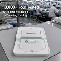 Étui de rangement discret pour écran pliable IP, modèle 2026, ultra-fin 0,10 mm en TPU 2.5D, anti-traces de doigts et anti-reflets – Meilleures ventes