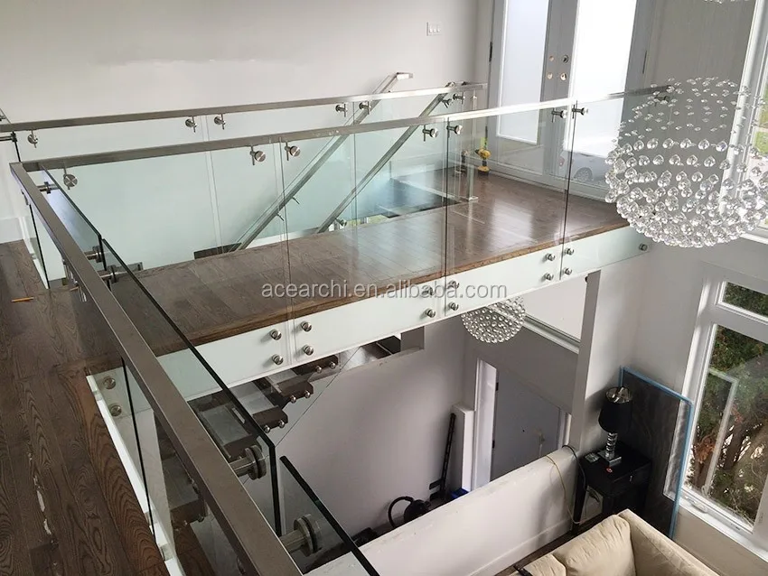 Ace Standoff Glass Railing Balcony Stair Deck Railing Balustrades & Handrails · image 2