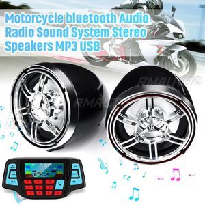 Sistema de Audio para Motocicleta con Bluetooth, Altavoces, Radio FM, Reproductor de Música MP3, Control Remoto, Alarma, Altavoz para Scooter y ATV - Product Image 1