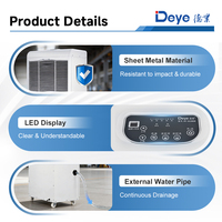 Déshumidificateur industriel intelligent portable Deye Best Compressor Dehumidifier Factory DY-6120EB 120L R410a