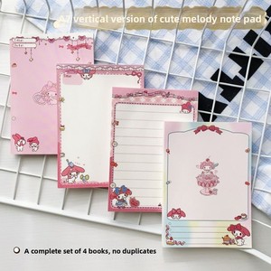 Bloc de Notas Adhesivas A7 Cute Melody, Diseño Adorable de Dibujos Animados al Estilo Instagram, Hojas Desprendibles No Adhesivas para Tomar Notas - Product Image 2