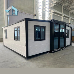 Sẵn sàng tàu mở rộng nhà CONTAINER đúc sẵn 20ft 40ft bán vận chuyển prefab nhà nhỏ 3 4 5 phòng ngủ làm bánh sandwich Bảng điều khiển - Product Image 1