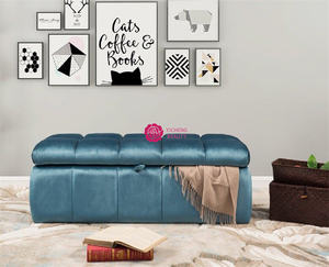 Yicheng - Banco Otomano Tapizado para Sala <span class=keywords><strong>de</strong></span> Estar o Dormitorio, con Espacio <span class=keywords><strong>de</strong></span> Almacenamiento, a Precio Económico - Product Image 2