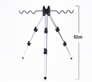 <span class=keywords><strong>Support</strong></span> de <span class=keywords><strong>canne</strong></span> à pêche rétractable <span class=keywords><strong>support</strong></span> de trépied télescopique en alliage d'aluminium pour cannes à pêche - Product Image 3