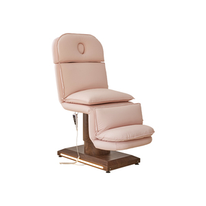 Qunpeng nuovo letto ciglia curvo massaggio letto Spa trattamento bellezza sedia viso 3 motori Base legno letto - Product Image 5