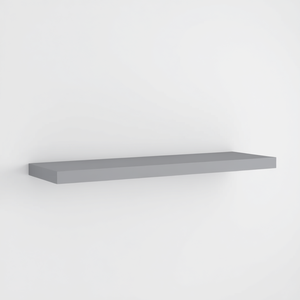 Estante Flotante de Pared de MDF Gris de 35.4x9.3x1.5 Pulgadas, Elegante Exhibidor para Hogar u Oficina - Product Image 1