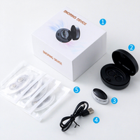Nouveau masseur de cou transfrontalier rechargeable par USB, correcteur anti-ronflement pour hommes et femmes, appareil de massage par impulsions pour le sommeil