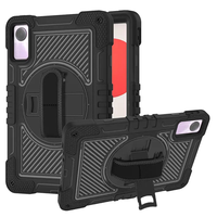 Étui de protection pour tablette Redmi Pad SE 11 pouces avec sangle de main rotative à 360 degrés et bandoulière, housse de tablette