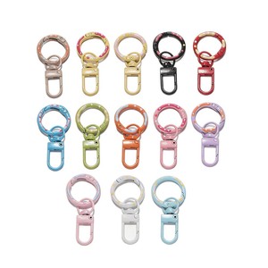 Llavero con Gancho de Resorte Chapado en Aleación de Zinc Color Caramelo, Colgante para Bolsos, Accesorio de Joyería DIY - Product Image 5