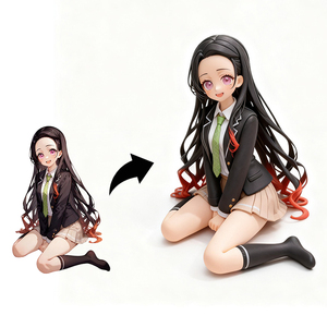 Action Figure Anime Personalizzata 22CM in ABS e PVC - Demon Slayer Kimetsu No <span class=keywords><strong>Yaiba</strong></span> Kamado Nazuko - Blind Box - Product Image 1