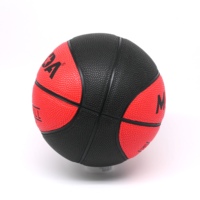 Ballon de basketball d'entraînement lesté, taille mini 3, 1,3 lb/2 lb, logo personnalisable, pour sports et entraînements en salle, avec design bicolore