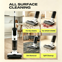 Aspirateur à main sans fil intelligent, rechargeable, pour sols humides et secs, moteur sans balais, aspiration 170W, autonomie 45 min, filtration HEPA, LED, pour voiture