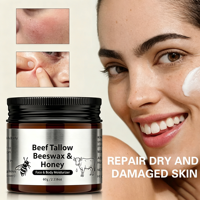 Crème hydratante pour le visage et le corps au suif de bœuf, à la cire d'abeille et au miel, OEM ODM, raffermissante, réparatrice, 60g, hydratante, pour tous types de peaux, usage quotidien pour femmes