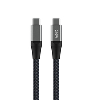 Cable USB C de 240W, Cable USB C con Trenzado de Nailon Ignífugo, Resistente al Agua IPX7, Carga Rápida, Conductor de Cobre Puro para Laptop y Escáner de Código de Barras