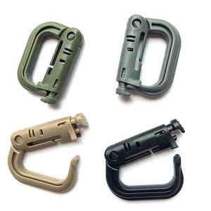 Produits de randonnée en plein air Sac à dos tactique en forme de D Crochet de suspension <span class=keywords><strong>Mousqueton</strong></span> d'escalade tactique - Product Image 6