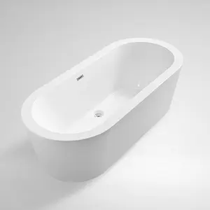 2024 design moderne autoportant 1.65m taille filigrane salle de bain intérieure baignoires acryliques baignoire pour adulte