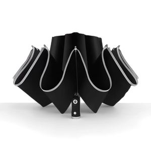 Parapluies pliants LED de voyage promotionnels avec logo personnalisé, parapluie LED noir de nuit, cadeau d'affaires, parapluie LED le plus vendu - Product Image 2