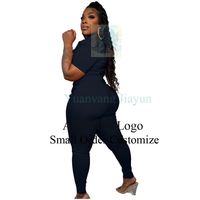 2026 Autumn and Winter Model Solid Color Short Long Sleeve Zipper Hooded Jumpsuit Wholesale Plus Size Women Clothing
