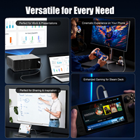 Câble USB C vers DisplayPort 8K60Hz 4K144Hz Type C vers DP 1.4, 32,4 Gbit/s pour moniteur d'ordinateur portable de jeu