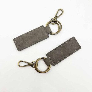 <strong>Custom</strong> Logo <strong>Light</strong> Keychain Metal Car <strong>Key</strong> Tag with PU Leather <strong>Chain</strong> &amp; Keyring Engrave LOGO Keychains - Product Image 2